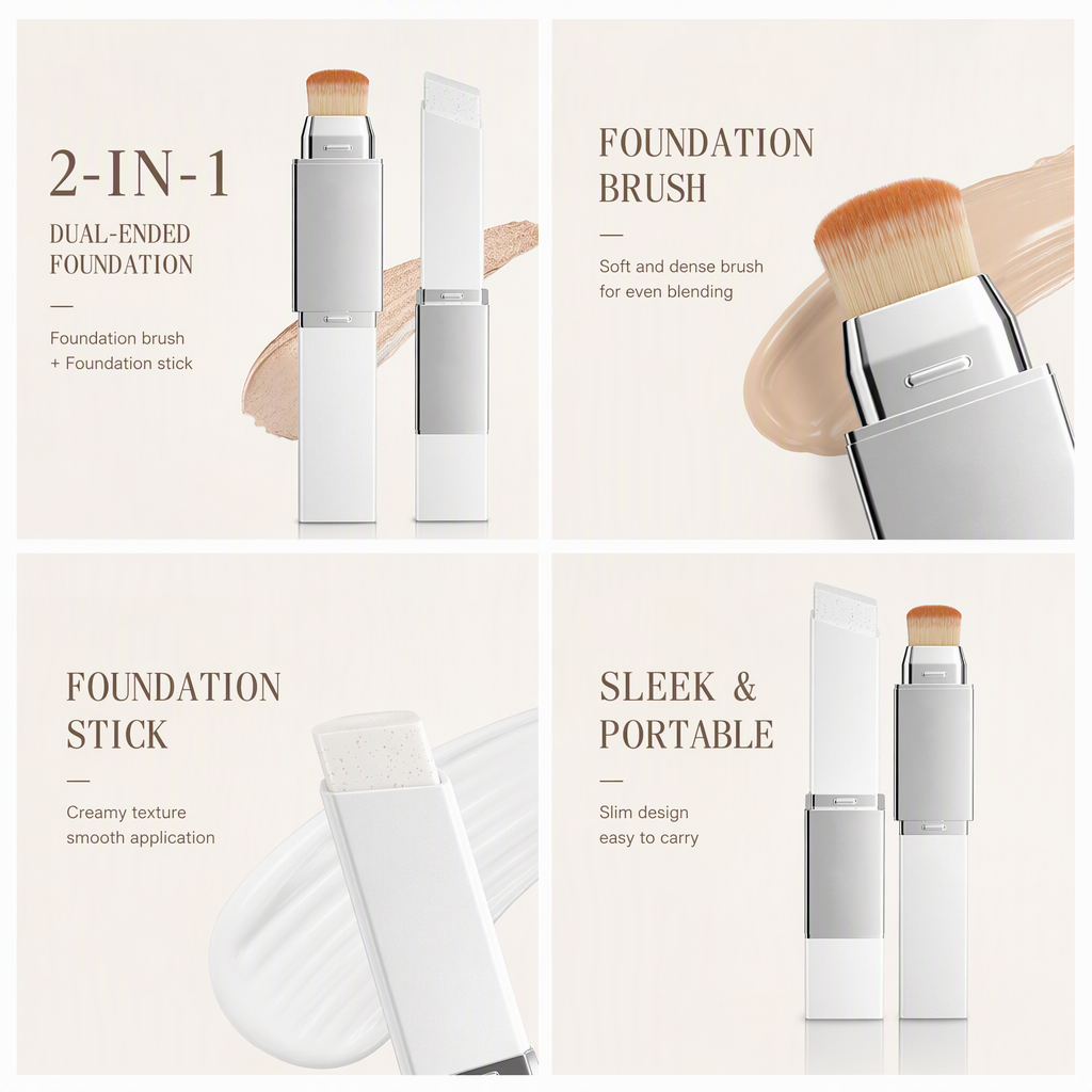 2-in-1 High Coverage Foundation Stick✨Buy 1 Get 1 Free