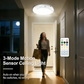 💡3-Mode Motion Sensor Ceiling Light – Rechargeable, Magnetic, Wireless
