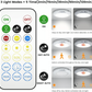 💡3-Mode Motion Sensor Ceiling Light – Rechargeable, Magnetic, Wireless